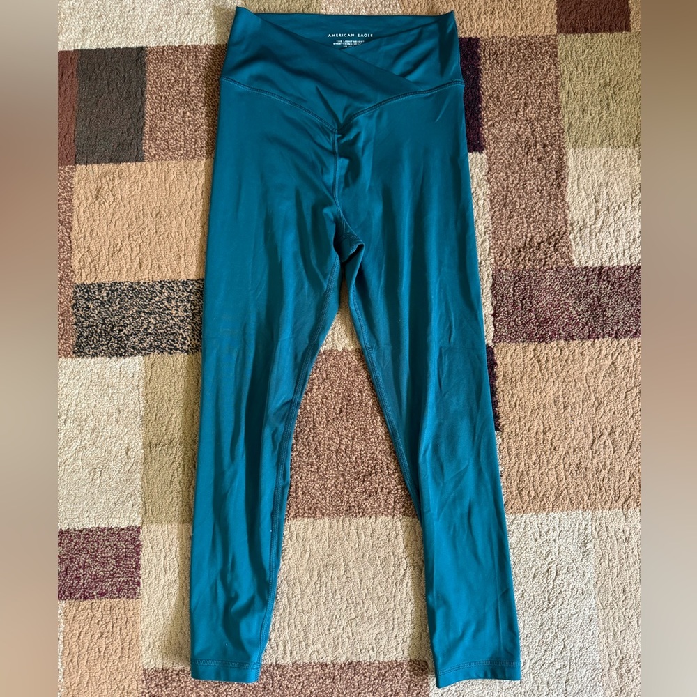 Blue 7/8 American Eagle leggings size small